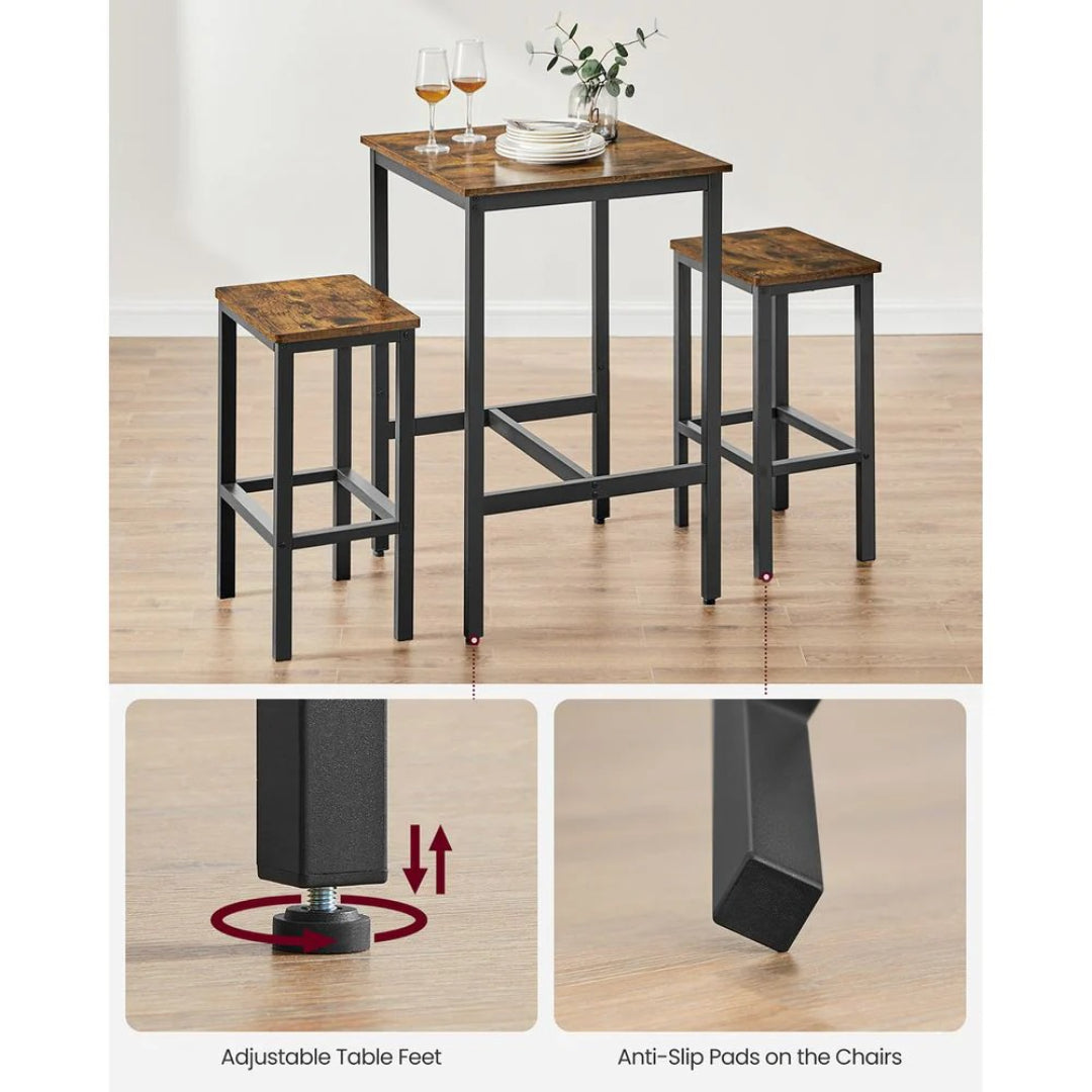 Bar Table and Chairs Set for Small Spaces – product view 4 | Ridgefield Furniture