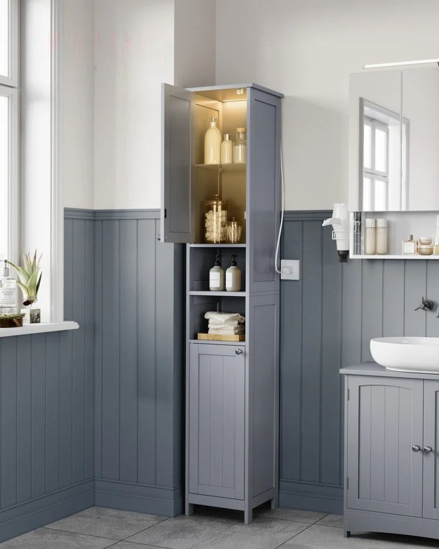 Bathroom Cabinet With Lights Tall Storage Cabinet 66.9in High – product view 10 | Ridgefield Furniture