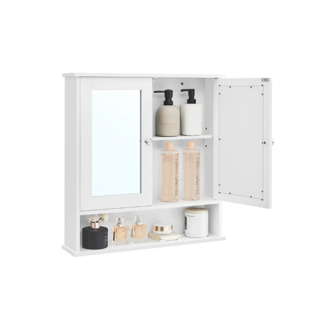 Bathroom Cabinet With Mirror Wall Mounted Storage 22.2in Wide – product view 1 | Ridgefield Furniture