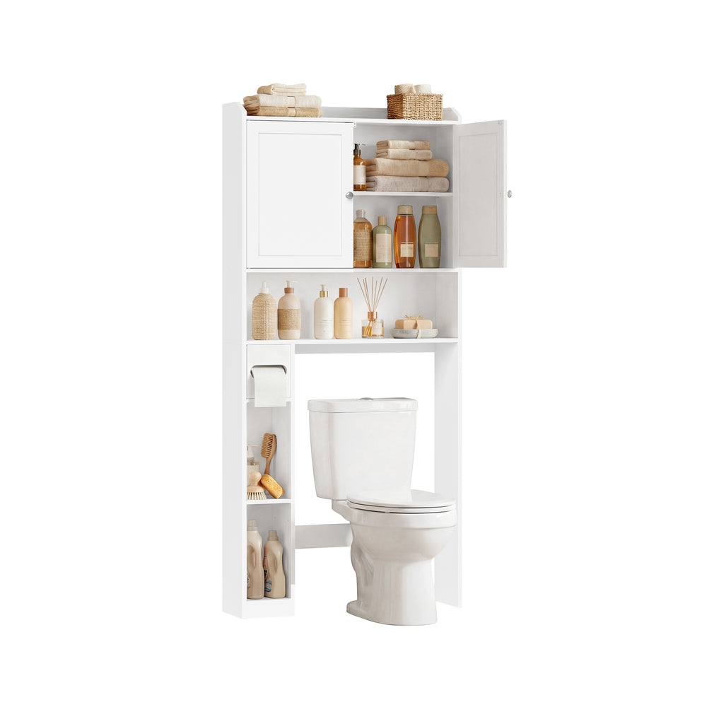 Bathroom Storage Shelf With Paper Holder Over Toilet - product photo 27