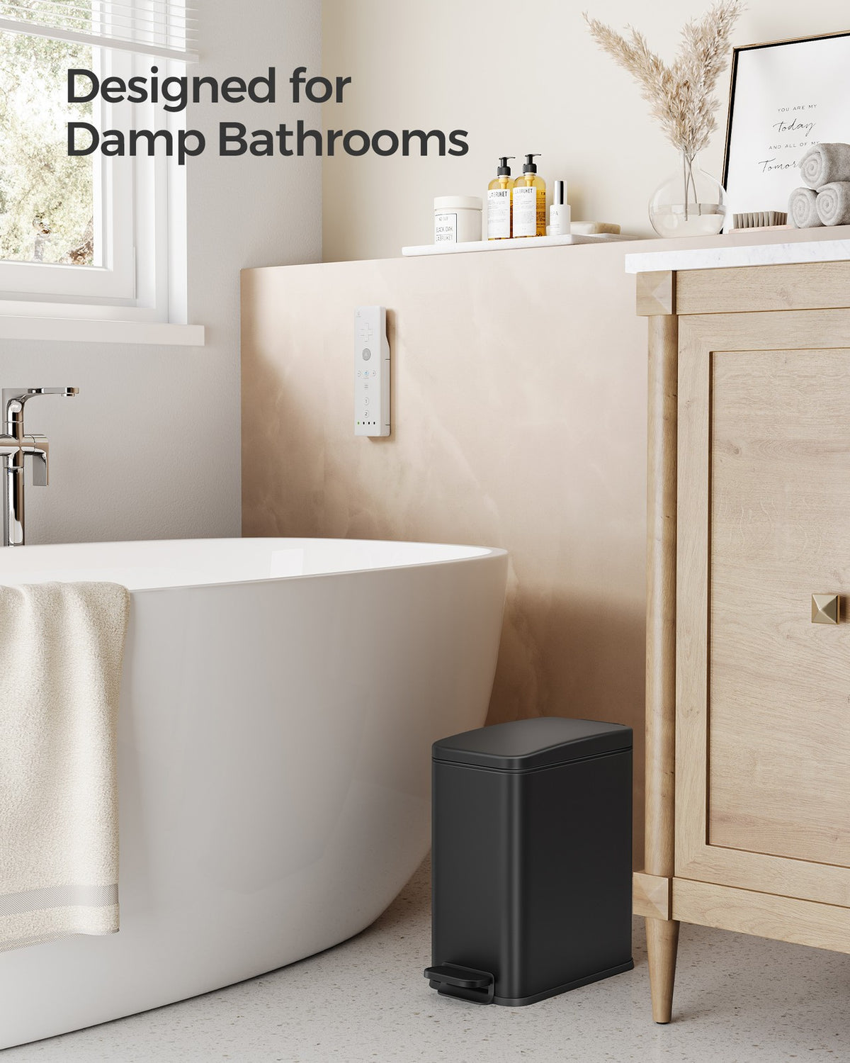 Bathroom Trash Can - product photo 03