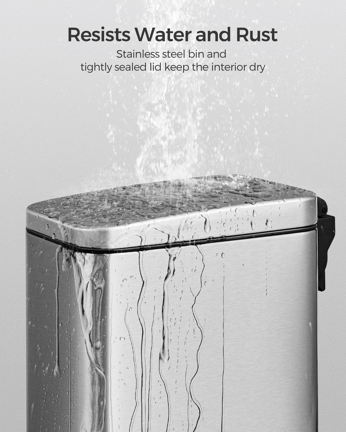 Bathroom Trash Can - product photo 11