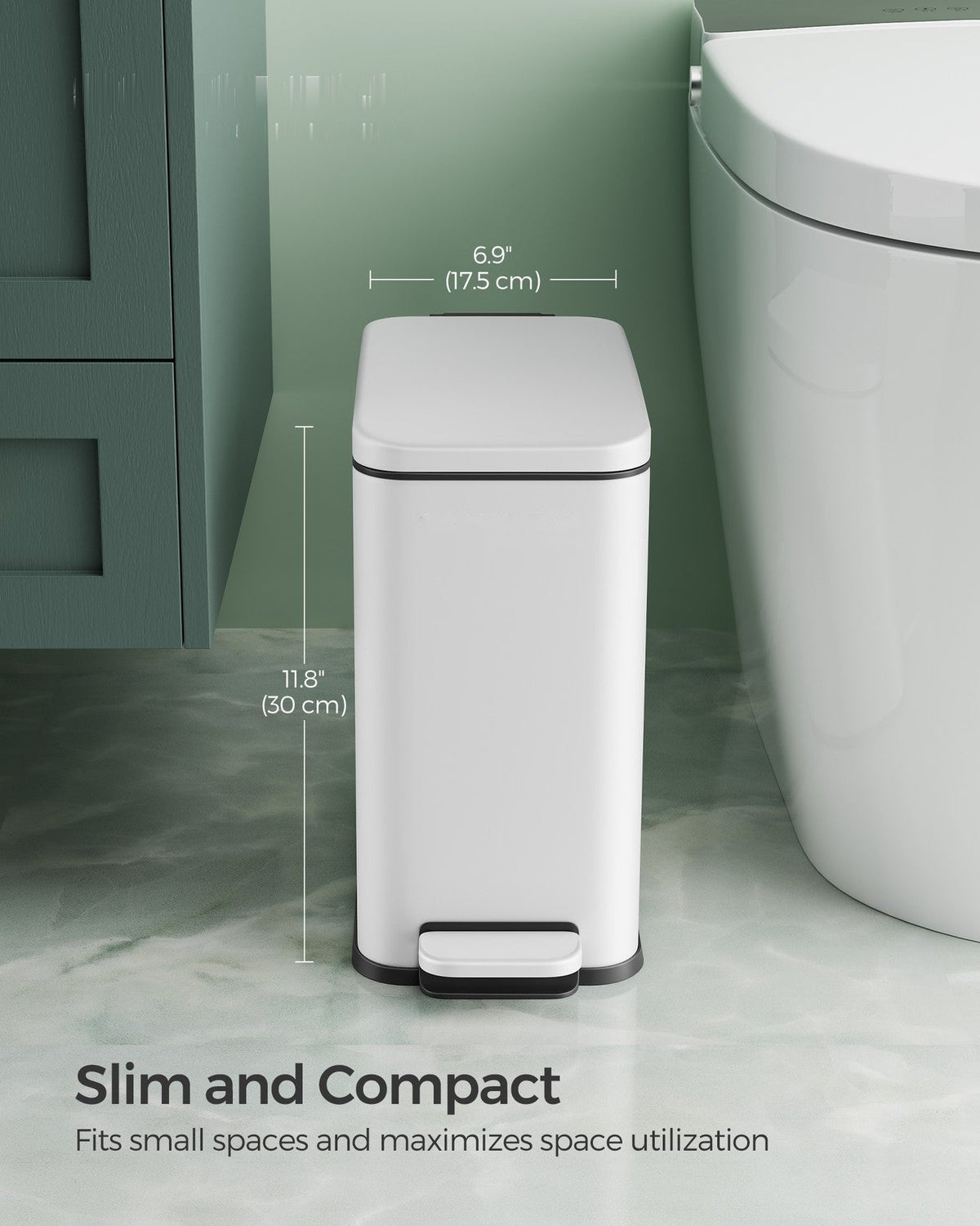 Bathroom Trash Can - product photo 16