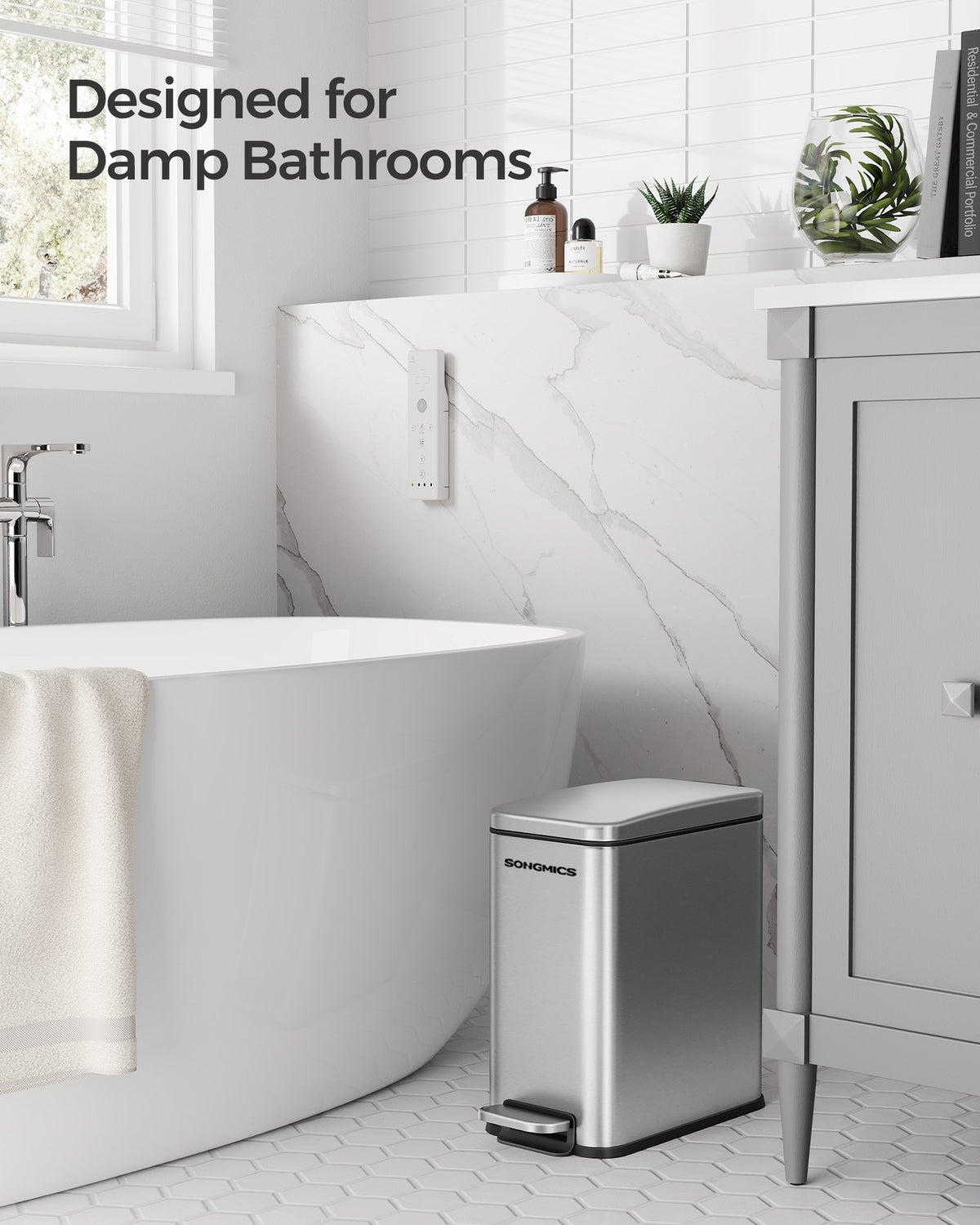 Bathroom Trash Can - product photo 26