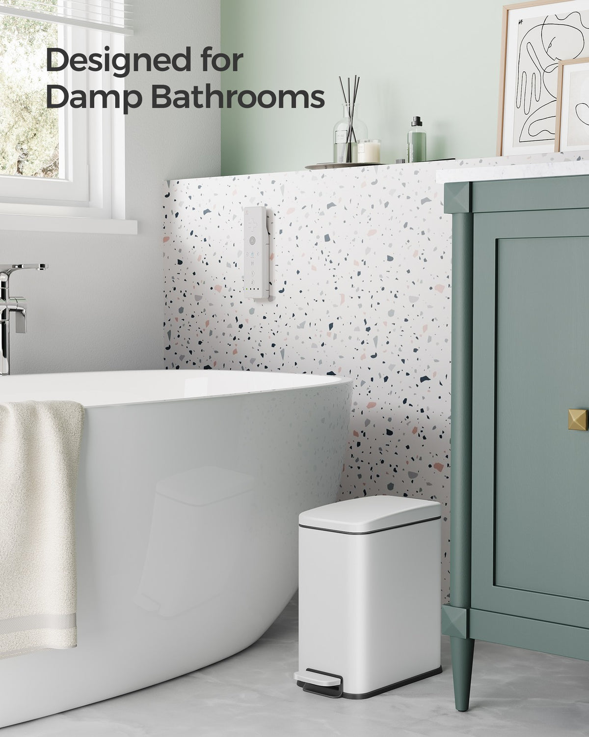 Bathroom Trash Can - product photo 52
