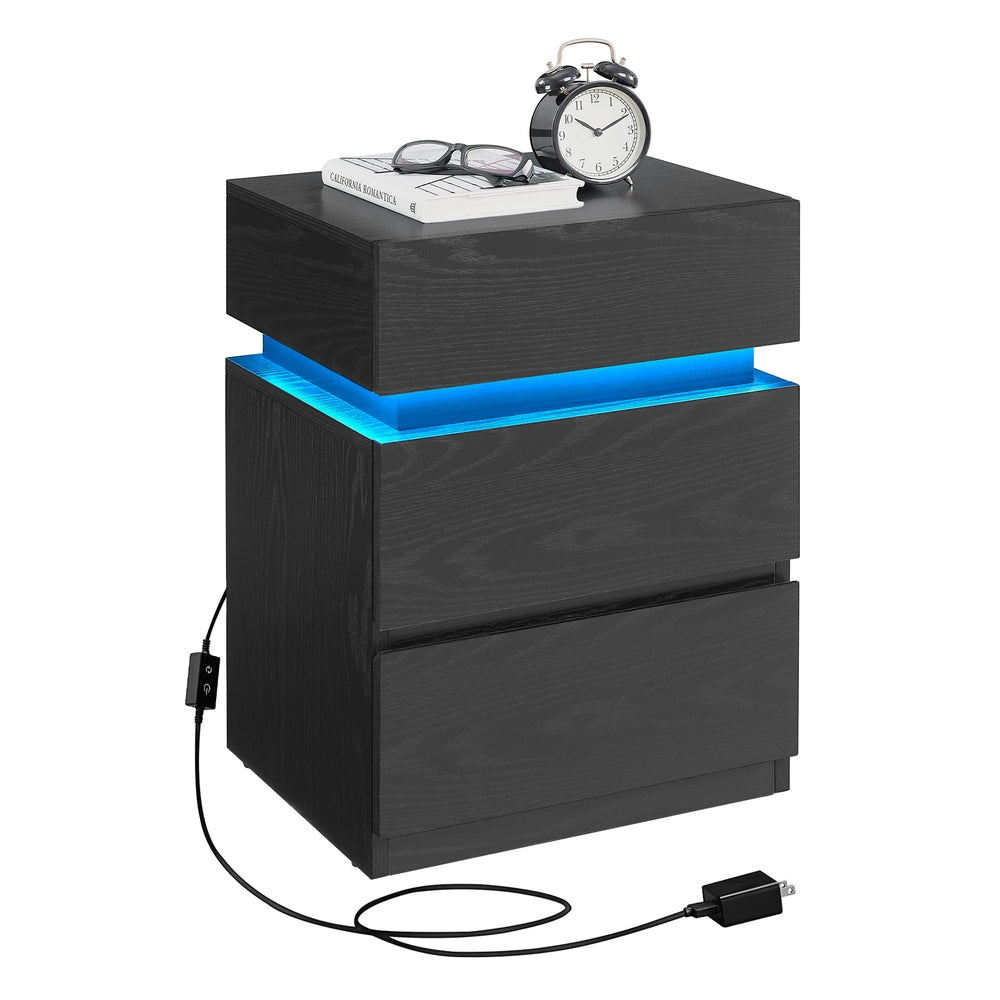Bedside Table With LED Lights - product photo 08