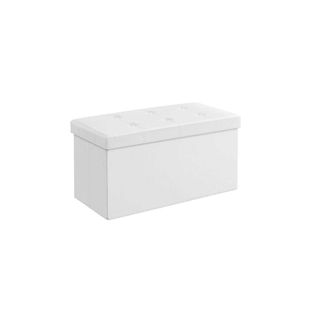 30/43 Inch Folding Storage Ottoman Bench With Lid Organizer – product view 9 | Ridgefield Furniture