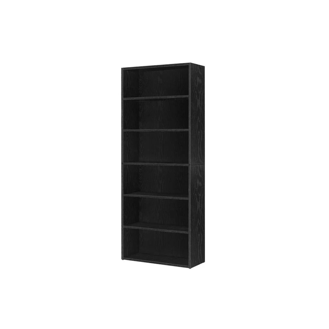 6 Tier Bookcase With Adjustable Shelves – product view 2 | Ridgefield Furniture