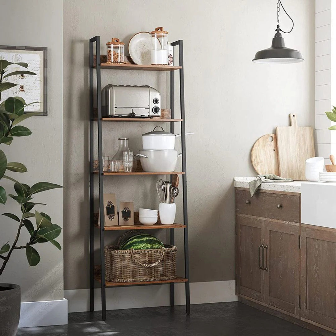 5 Tier Narrow Bookcase – product view 9 | Ridgefield Furniture