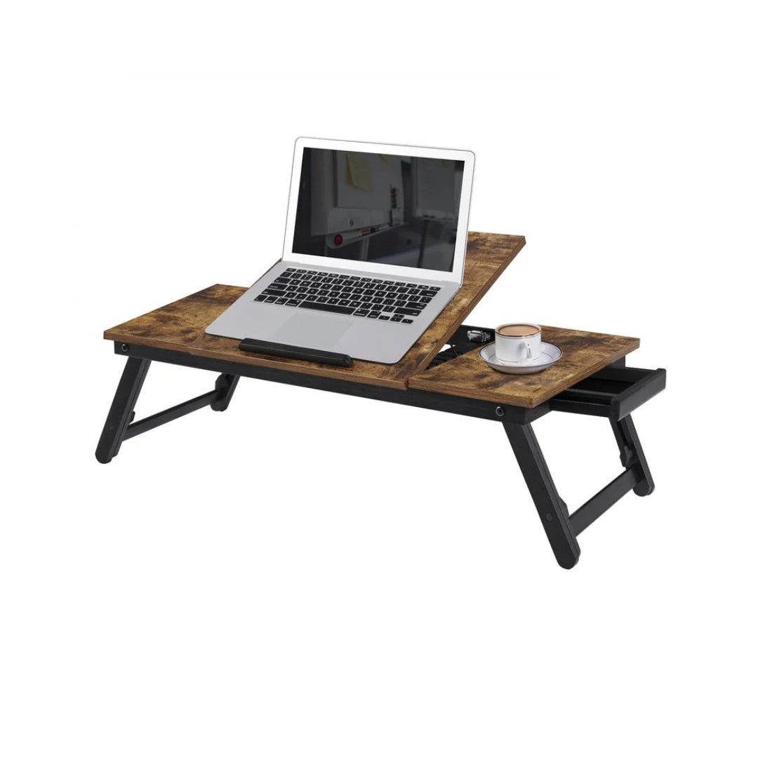 Adjustable Laptop Table With Tilt Top & Foldable Legs Bed Tray – product view 1 | Ridgefield Furniture