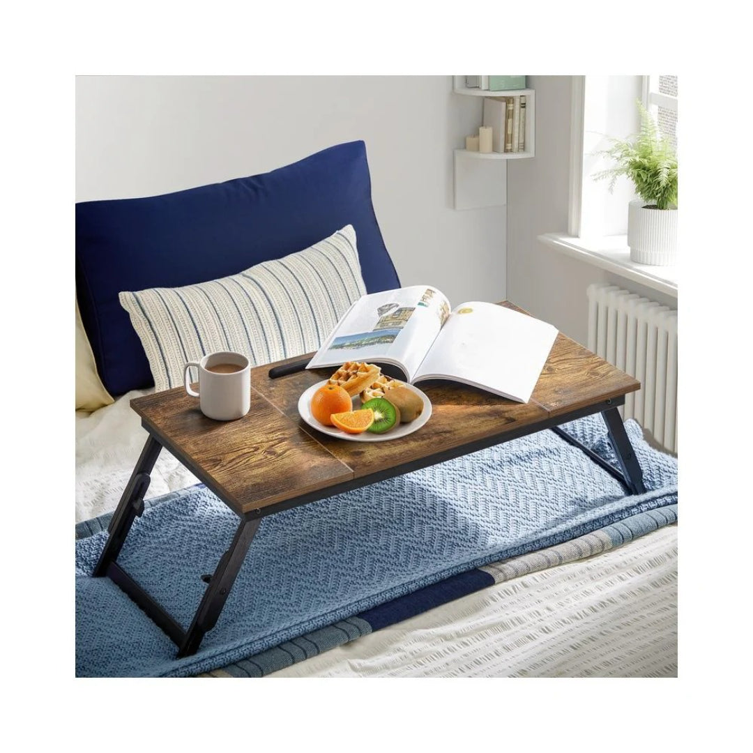 Adjustable Laptop Table With Tilt Top & Foldable Legs Bed Tray – product view 3 | Ridgefield Furniture