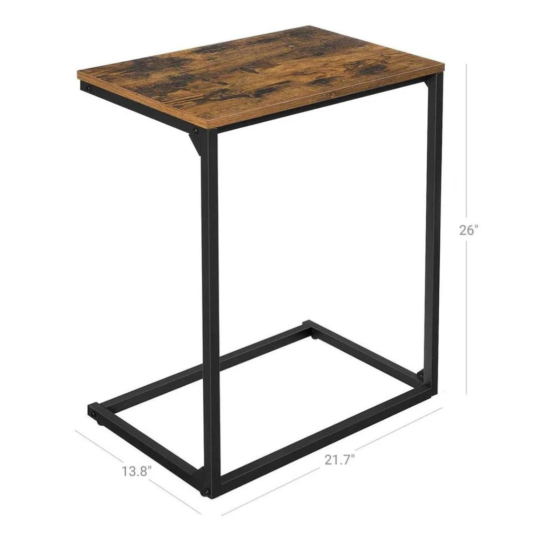 C-Shaped End Table for Couch or Sofa – product view 7 | Ridgefield Furniture