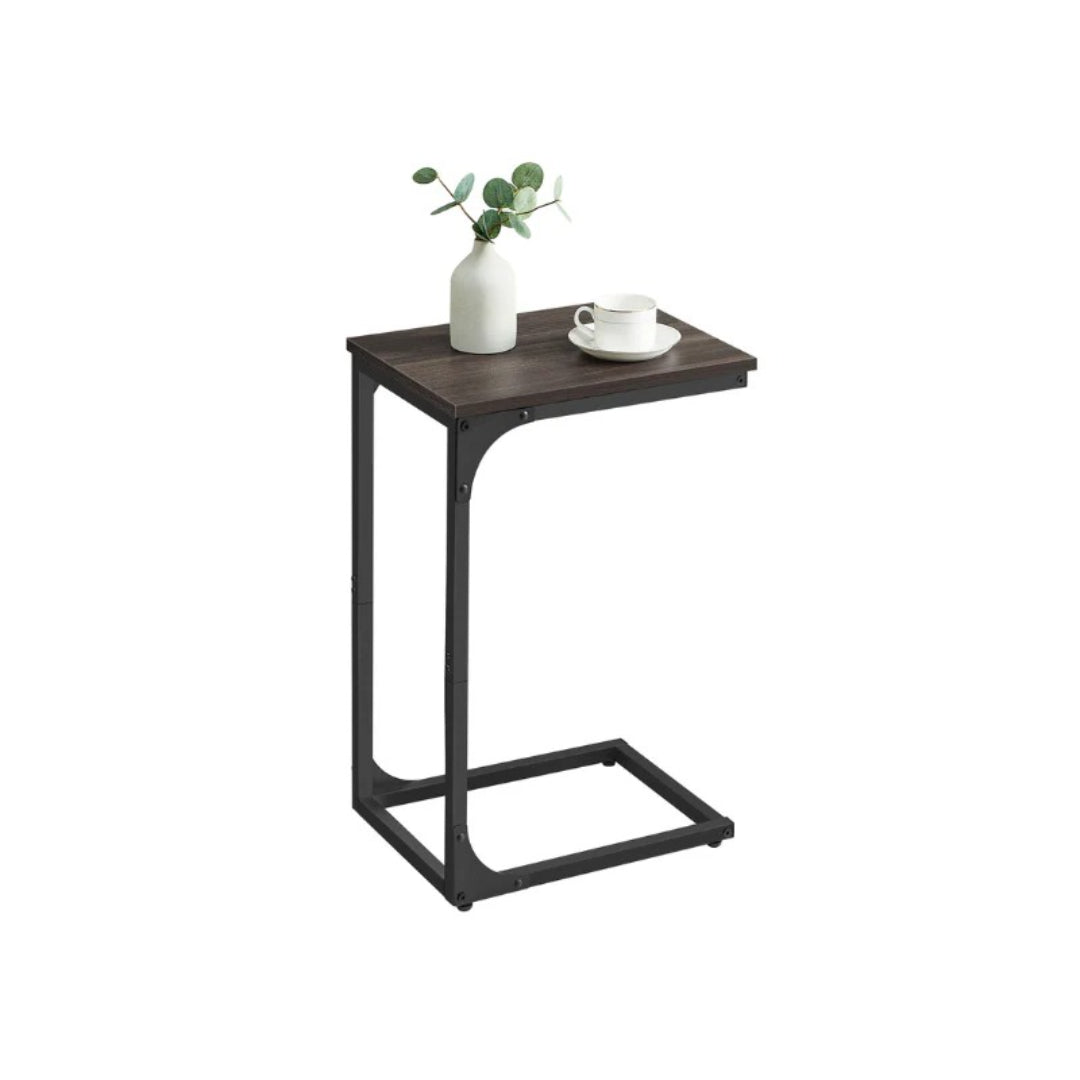 C-Shaped End Table For Sofa With Steel Frame – product view 2 | Ridgefield Furniture