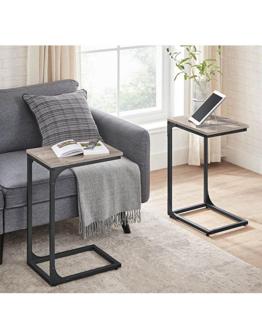C-Shaped End Table For Sofa With Steel Frame – product view 11 | Ridgefield Furniture