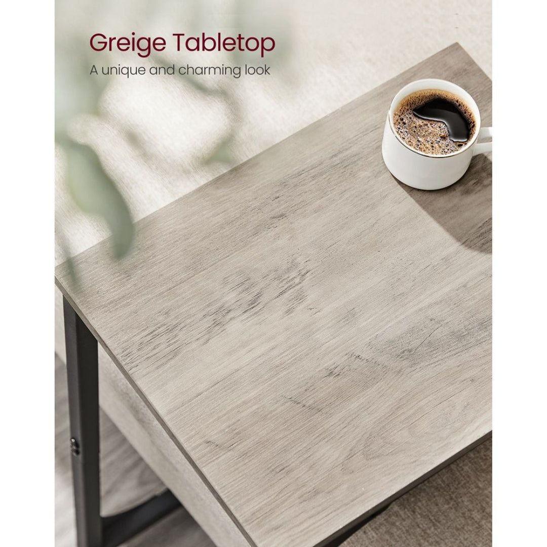 C-Shaped End Table For Sofa With Steel Frame – product view 21 | Ridgefield Furniture