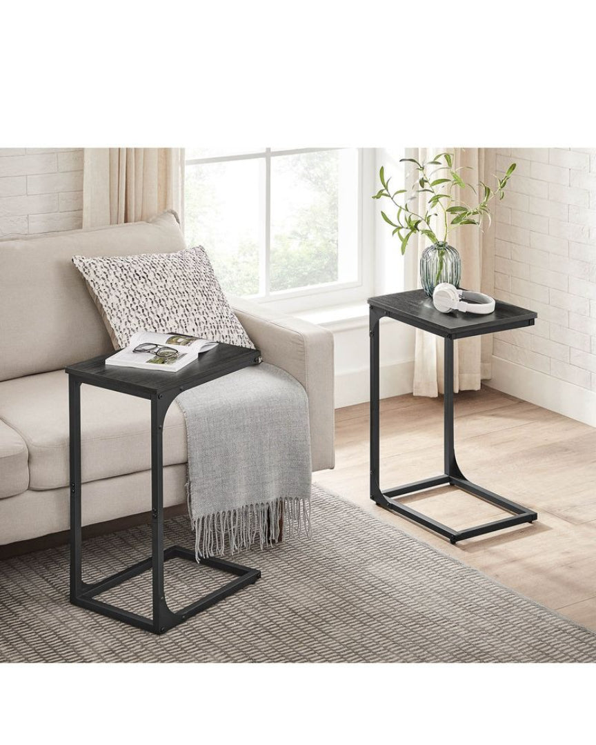 C-Shaped End Table For Sofa With Steel Frame – product view 24 | Ridgefield Furniture