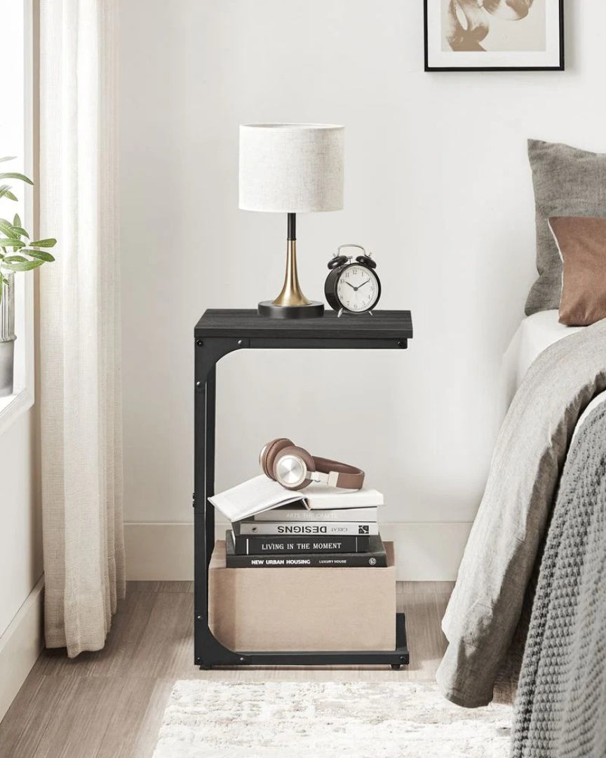 C-Shaped End Table For Sofa With Steel Frame – product view 25 | Ridgefield Furniture