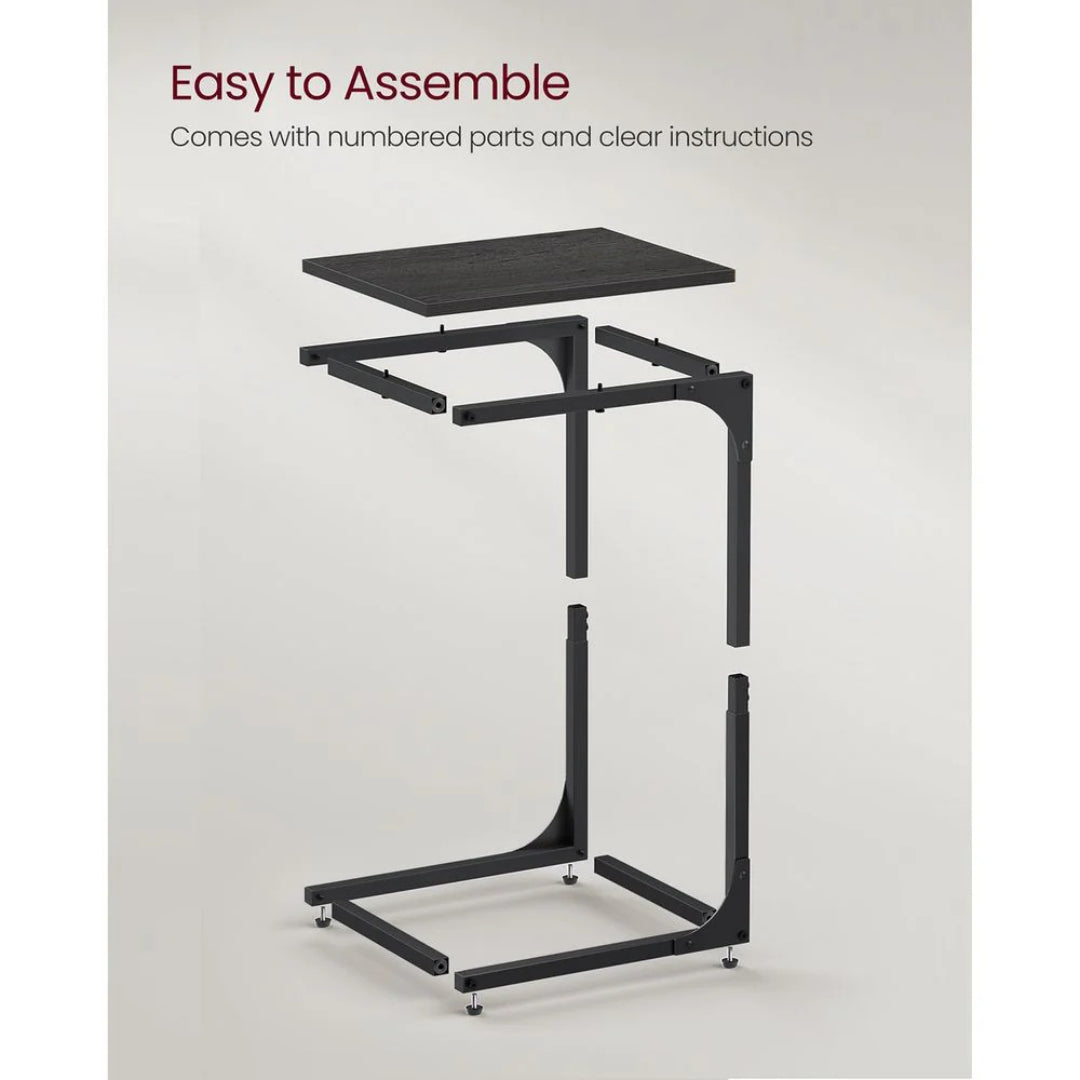 C-Shaped End Table For Sofa With Steel Frame – product view 31 | Ridgefield Furniture