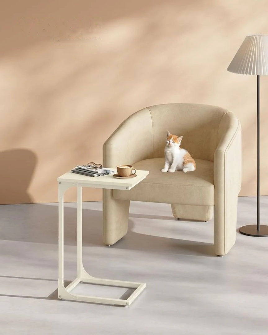 C-Shaped End Table For Sofa With Steel Frame – product view 35 | Ridgefield Furniture