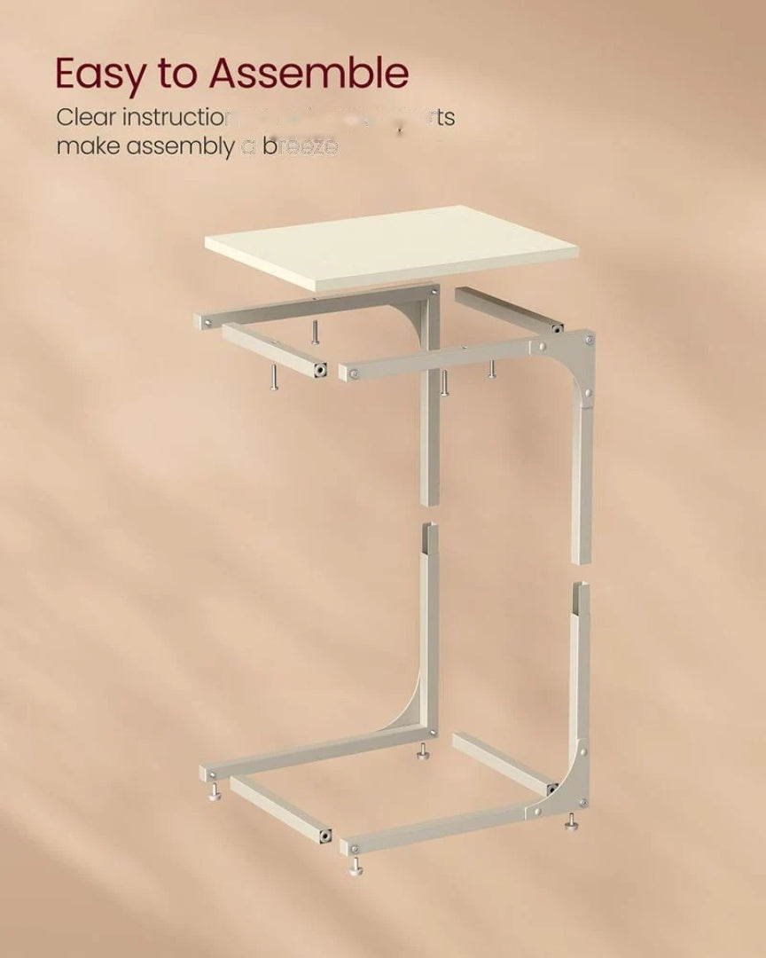 C-Shaped End Table For Sofa With Steel Frame – product view 36 | Ridgefield Furniture