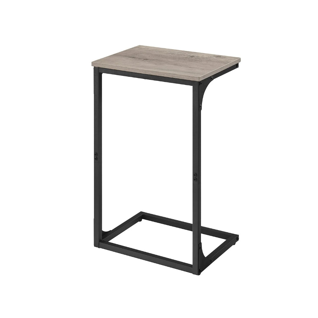 C-Shaped End Table With Metal Frame Sofa Side Table – product view 2 | Ridgefield Furniture