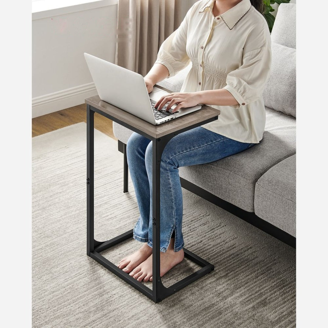 C-Shaped End Table With Metal Frame Sofa Side Table – product view 22 | Ridgefield Furniture