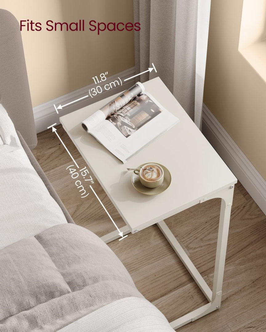 C-Shaped End Table With Metal Frame Sofa Side Table – product view 39 | Ridgefield Furniture