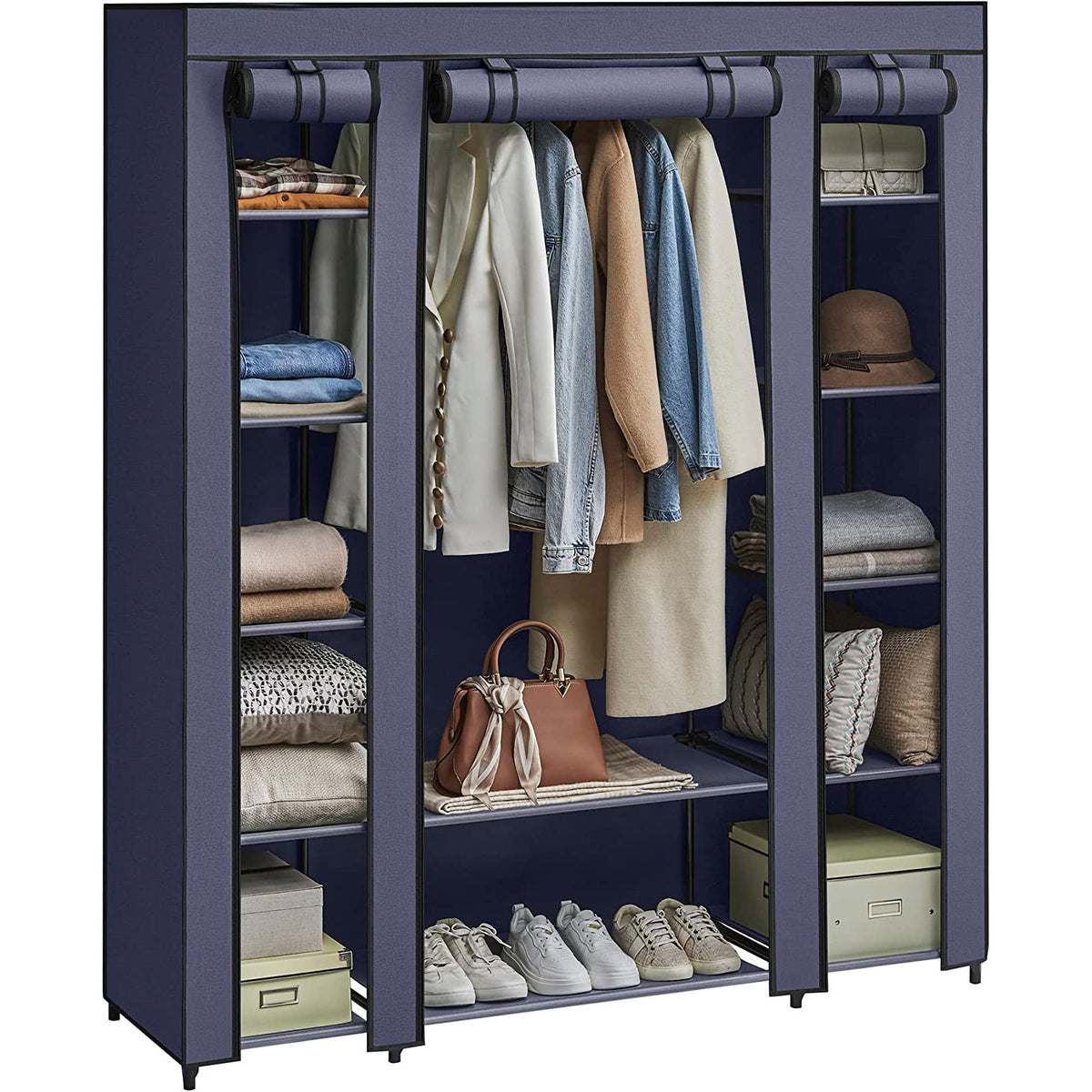 Closet Wardrobe With Non-Woven Fabric Cover - product photo 13