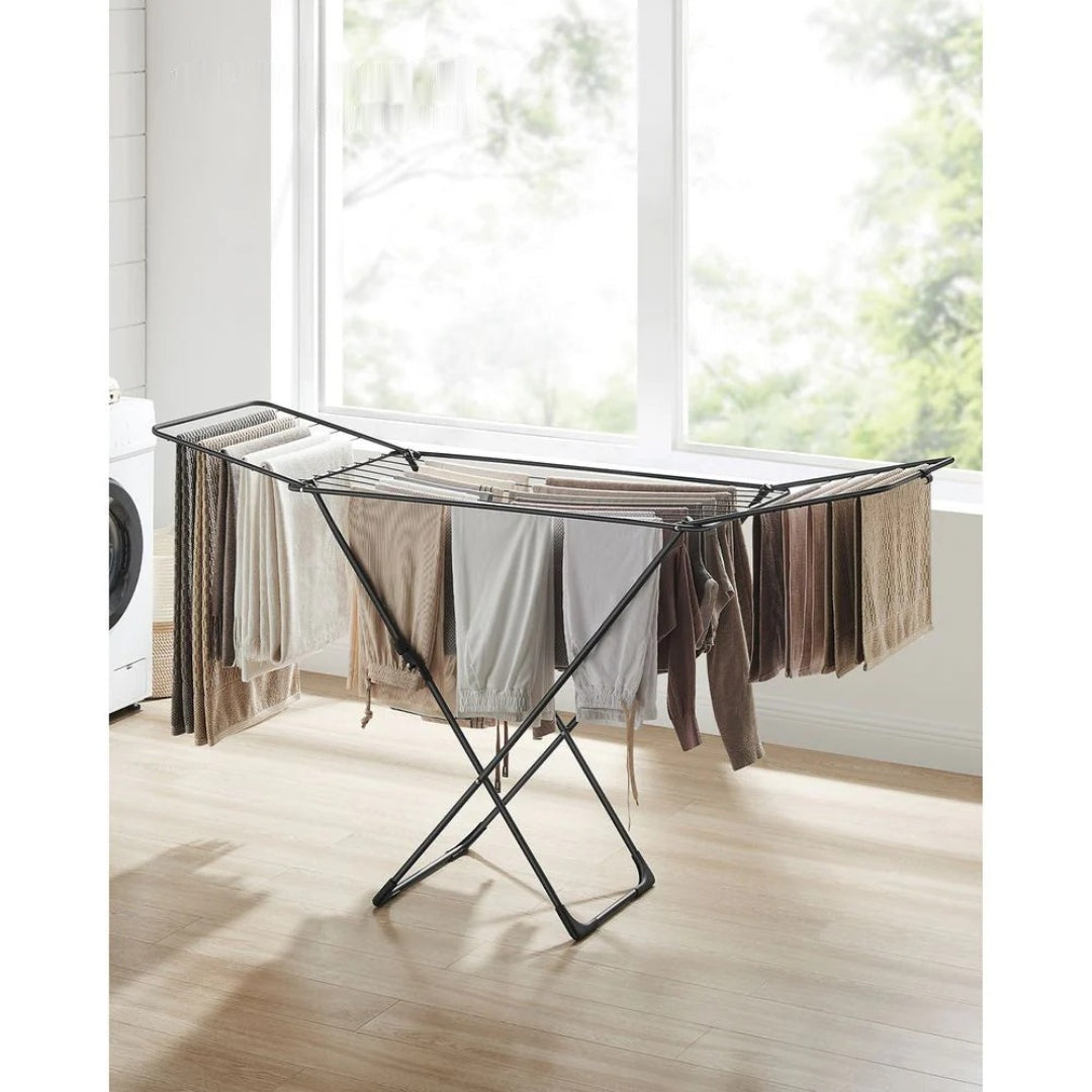 Clothes Drying Rack Foldable Gullwing Airer 71.7in Wide – product view 11 | Ridgefield Furniture