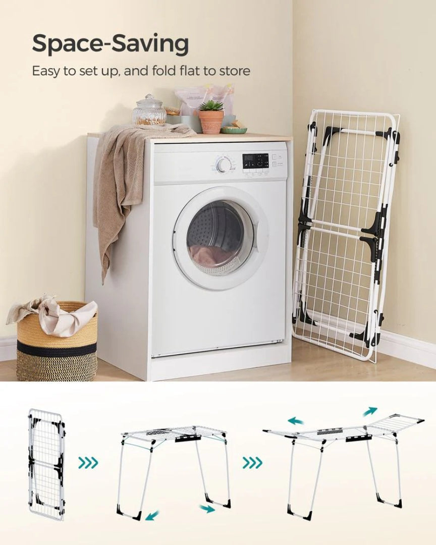 Clothes Drying Rack Foldable Laundry Airer 59ft Drying Space – product view 8 | Ridgefield Furniture