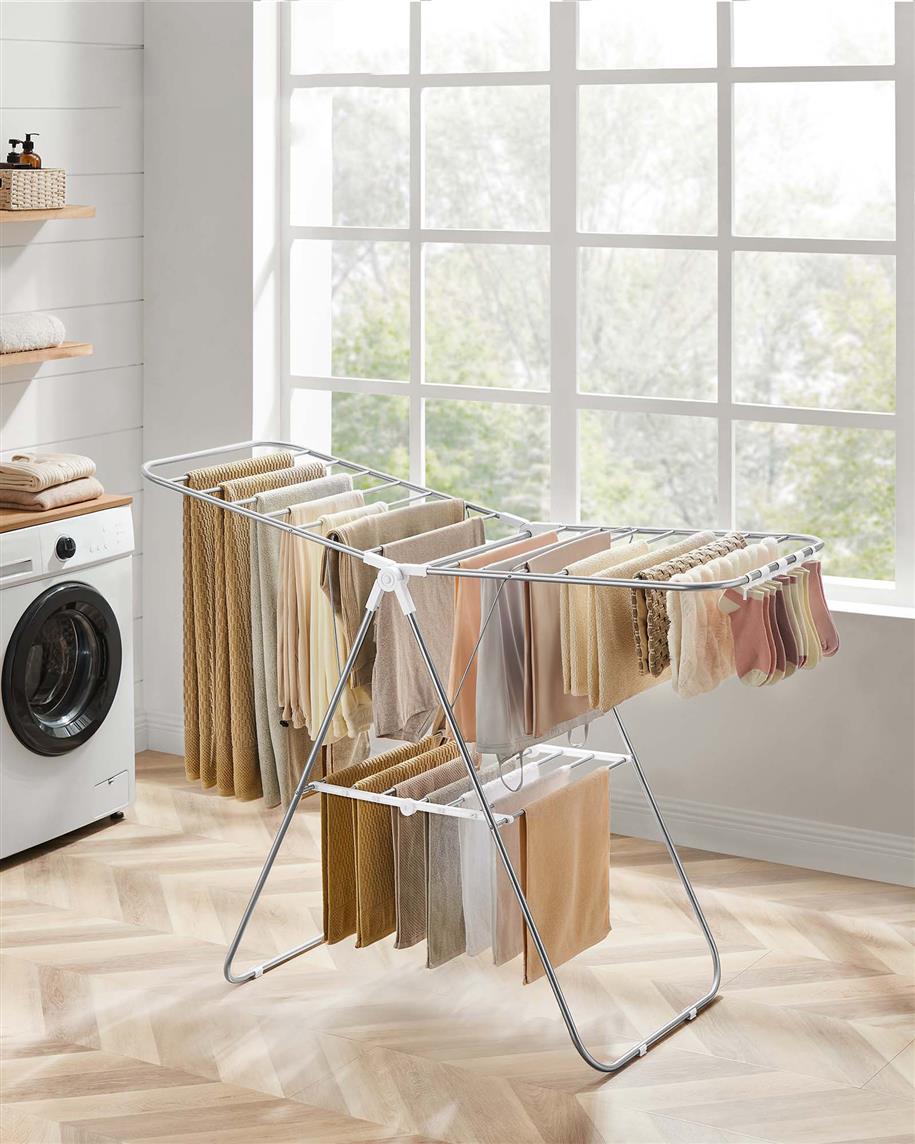 Clothes Drying Rack With Sock Clips - product photo 11