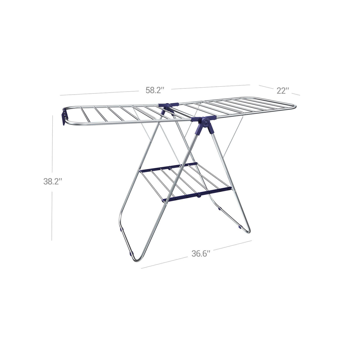 Clothes Drying Rack With Sock Clips - product photo 31