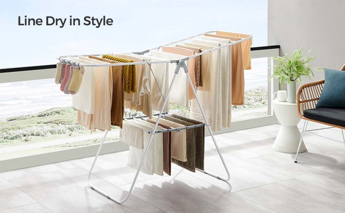 Clothes Drying Rack With Sock Clips - product photo 61