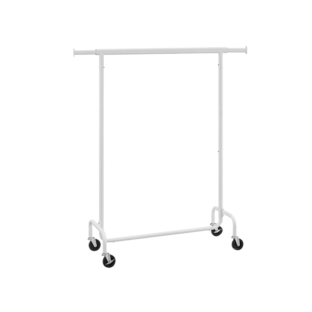Clothes Rack Heavy Duty Rolling Garment Rack 43.3-59.1in Wide – product view 4 | Ridgefield Furniture