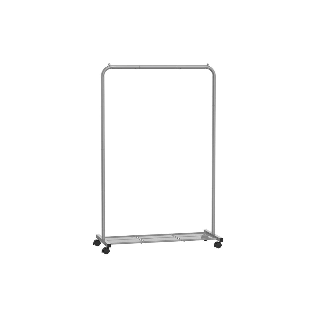Clothes Rack With Wheels Metal Garment Rack 35.8in Wide – product view 3 | Ridgefield Furniture
