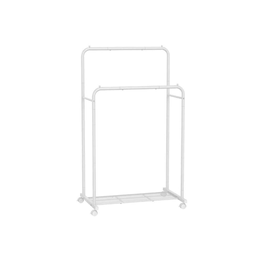 Clothes Rack With Wheels Metal Garment Rack 35.8in Wide – product view 7 | Ridgefield Furniture