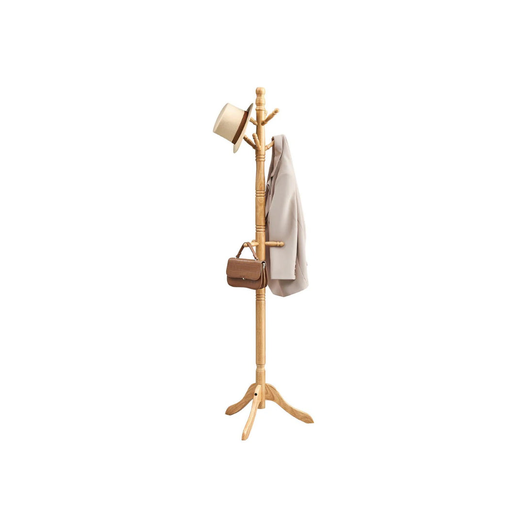 Solid Wood Coat Rack With 10 Hooks – product view 4 | Ridgefield Furniture