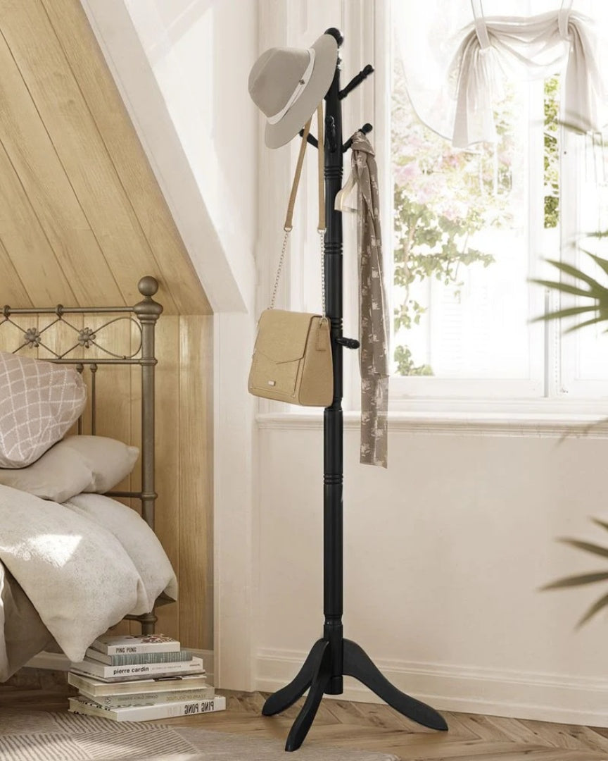 Solid Wood Coat Rack With 10 Hooks – product view 9 | Ridgefield Furniture