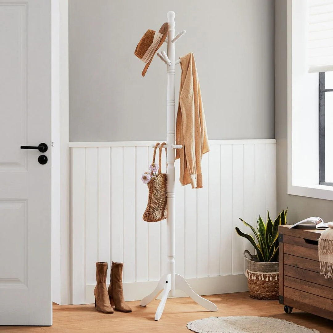 Solid Wood Coat Rack With 10 Hooks – product view 16 | Ridgefield Furniture