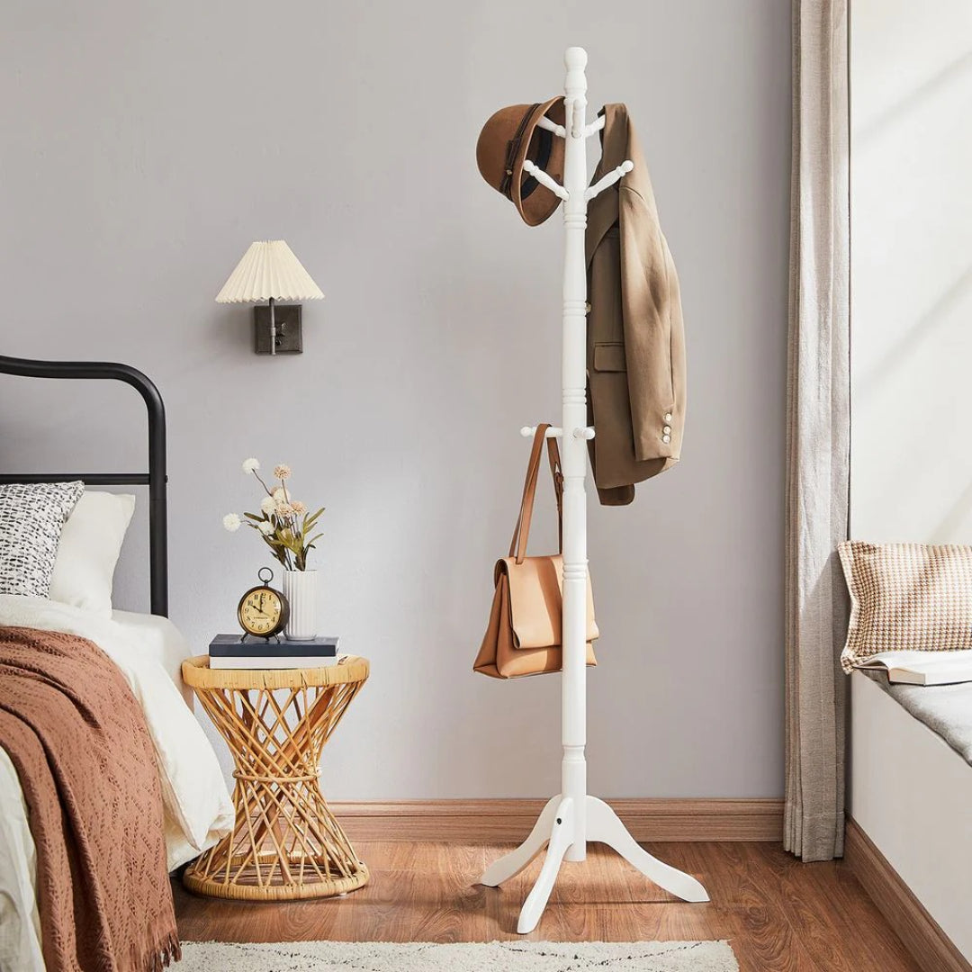 Solid Wood Coat Rack With 10 Hooks – product view 17 | Ridgefield Furniture