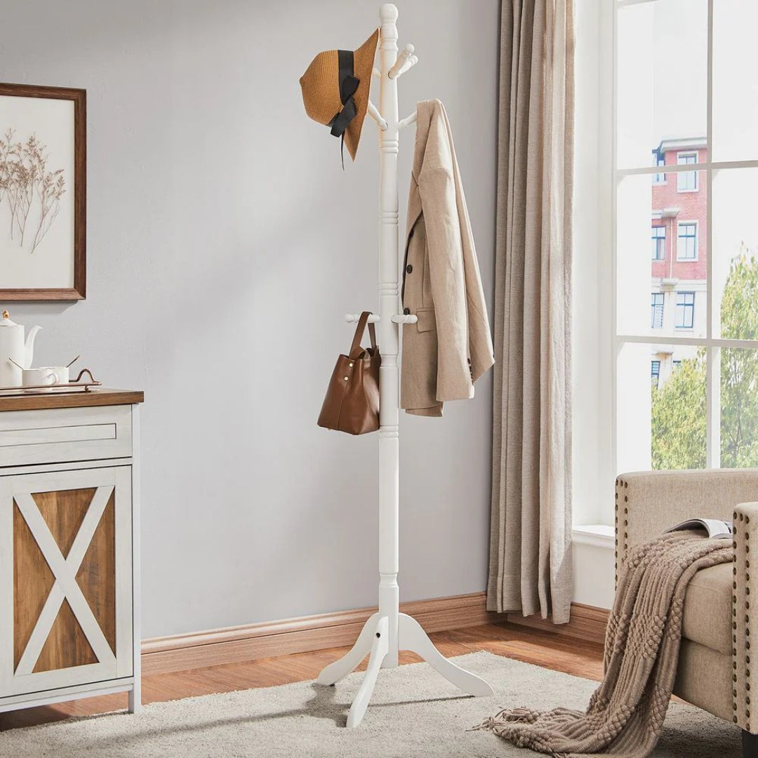 Solid Wood Coat Rack With 10 Hooks – product view 18 | Ridgefield Furniture