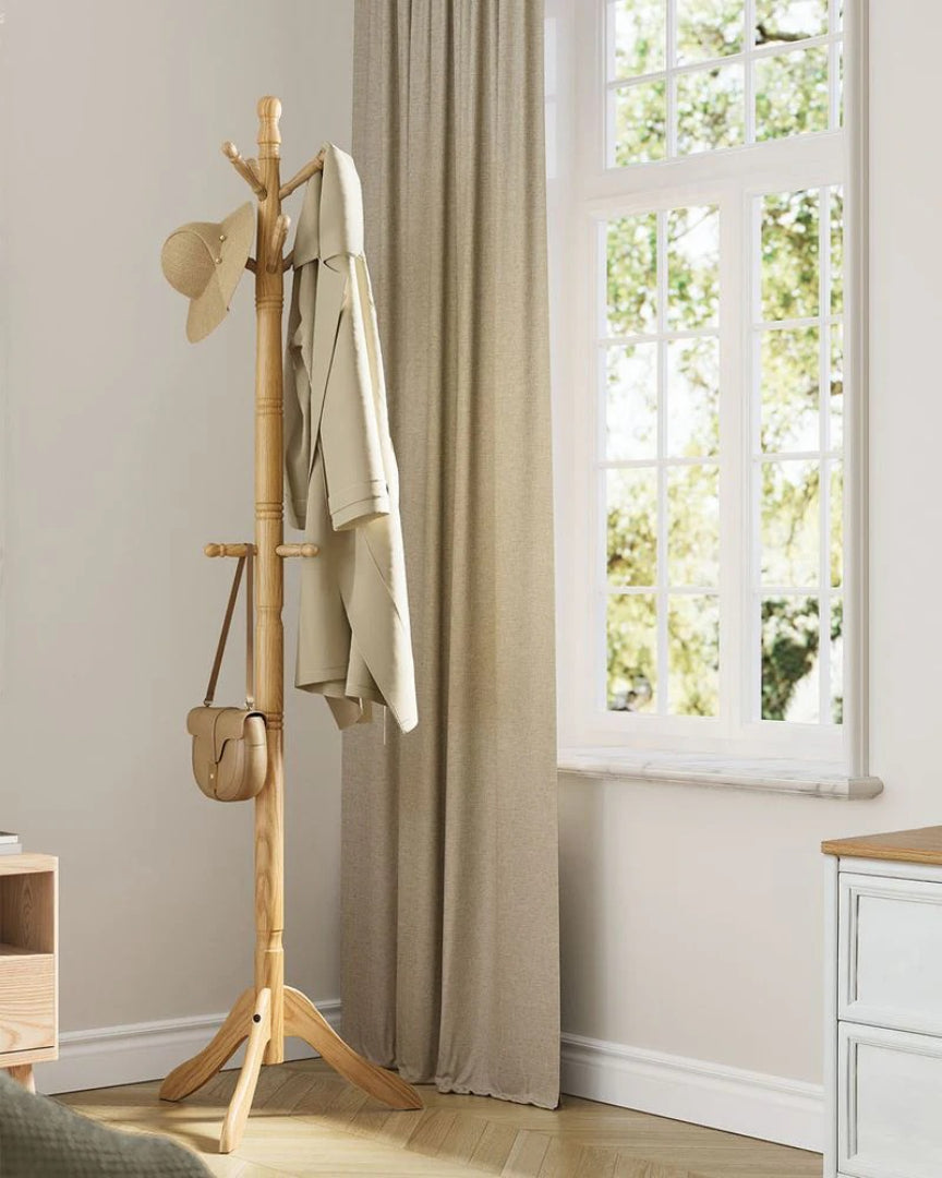 Solid Wood Coat Rack With 10 Hooks – product view 22 | Ridgefield Furniture