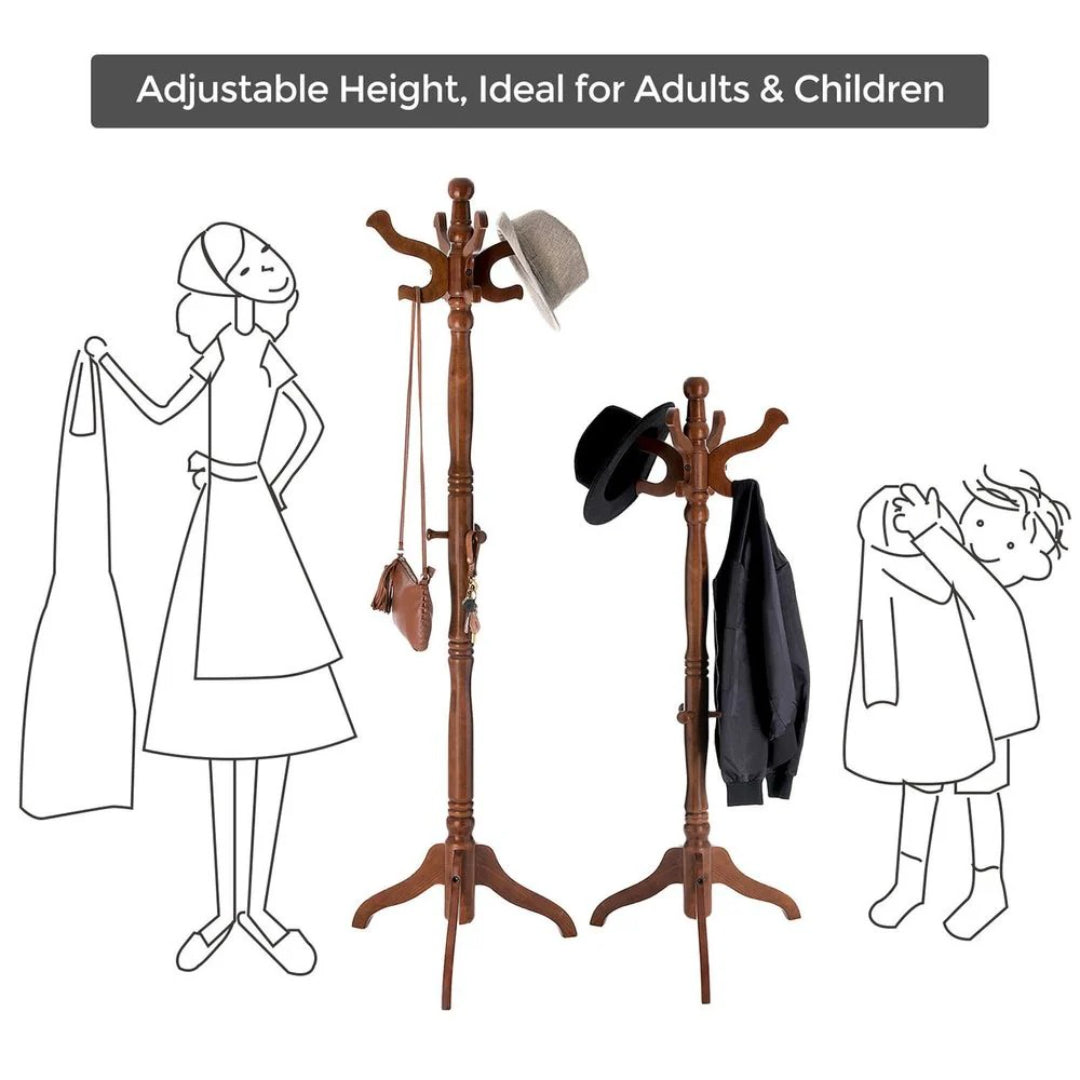 Freestanding Coat Rack With 11 Hooks – product view 6 | Ridgefield Furniture