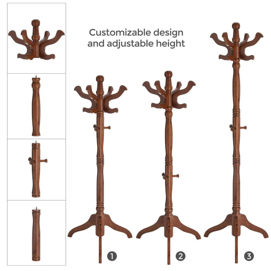 Freestanding Coat Rack With 11 Hooks – product view 8 | Ridgefield Furniture