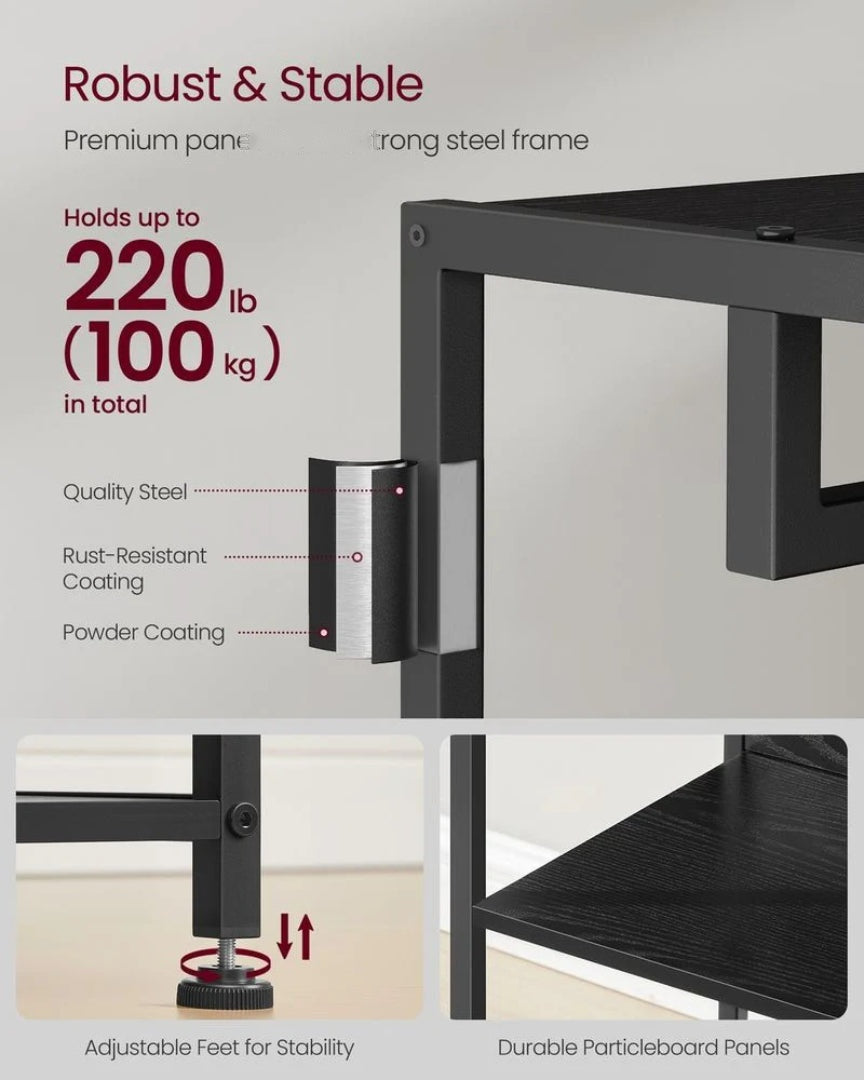 Hall Tree Coat Rack With Shelves – product view 5 | Ridgefield Furniture