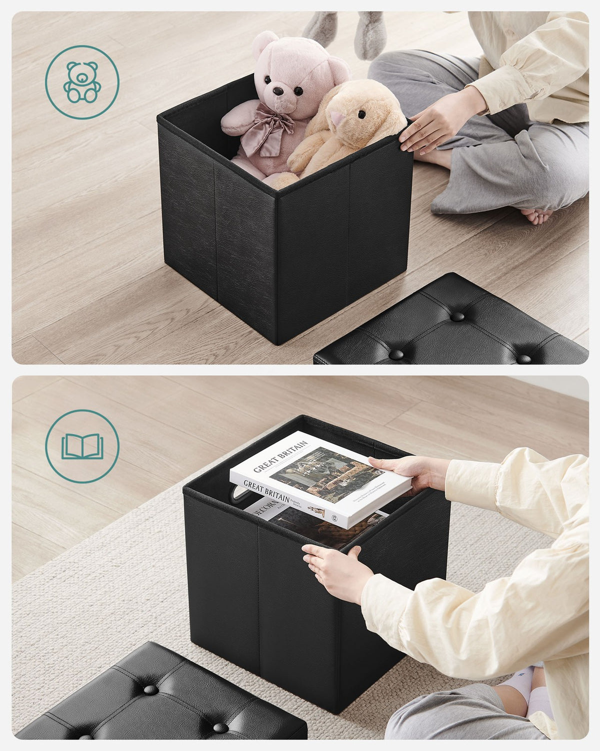 Coffee Table With Hole Handles - product photo 04
