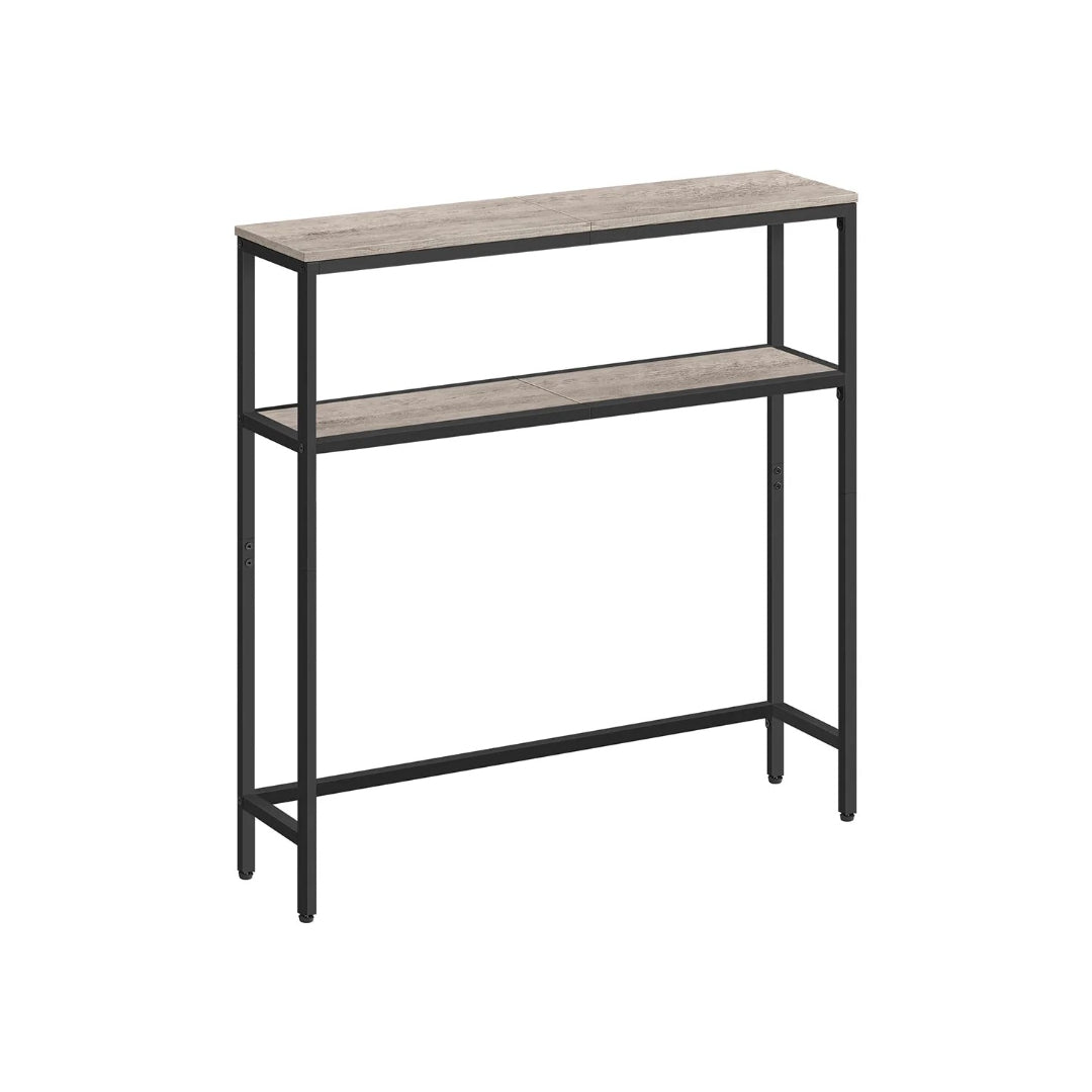 Console Table With 2 Shelves Narrow Entryway Sofa Table – product view 2 | Ridgefield Furniture