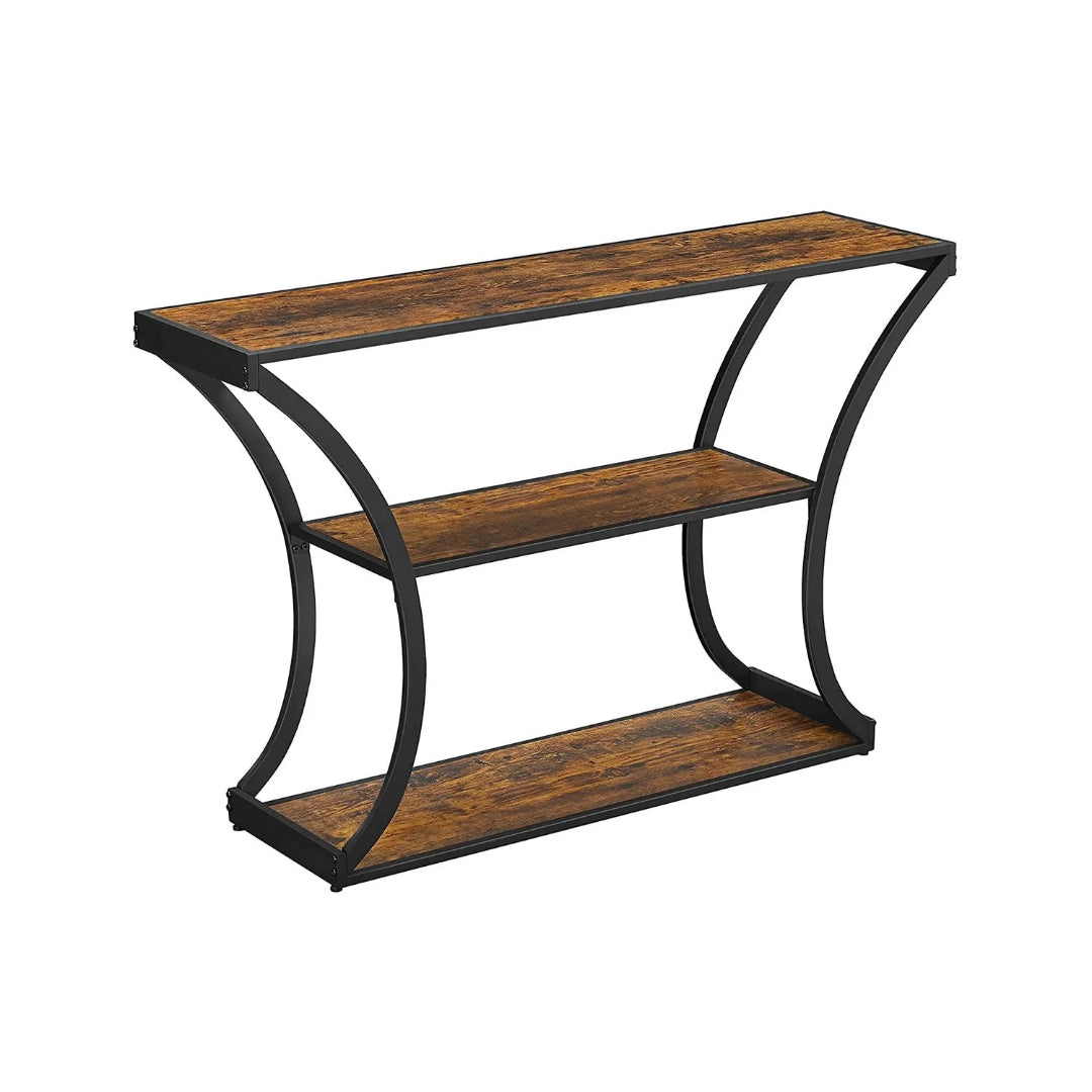 Console Table with Curved Frame and 2 Shelves – product view 1 | Ridgefield Furniture