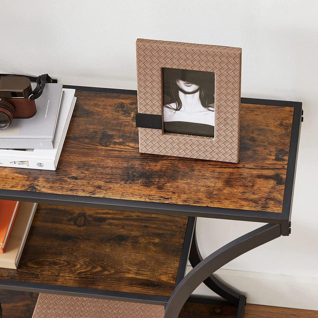 Console Table with Curved Frame and 2 Shelves – product view 6 | Ridgefield Furniture