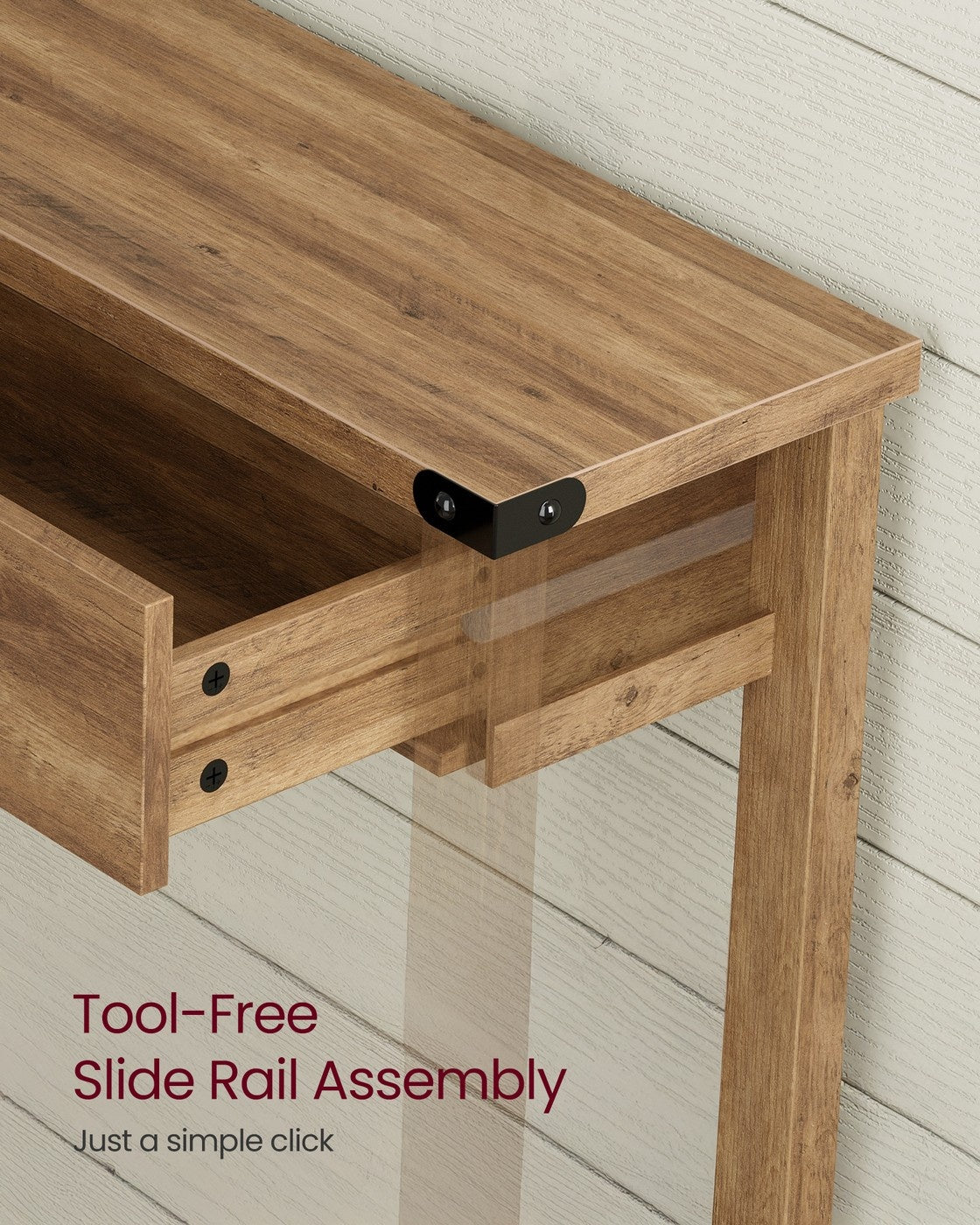 Console Table With Drawers And Open Shelf - product photo 15
